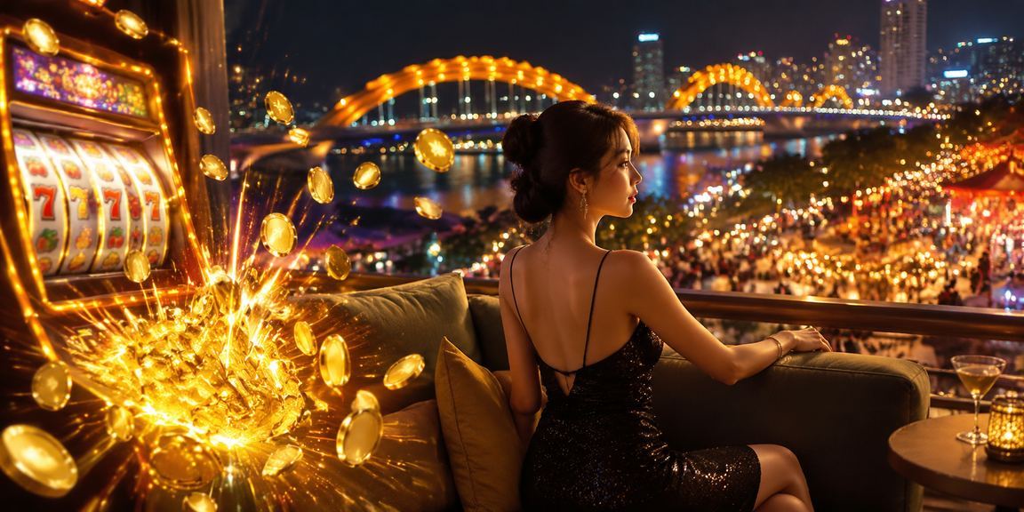 Người chơi tại chợ đêm Đà Nẵng trải nghiệm game trên di động